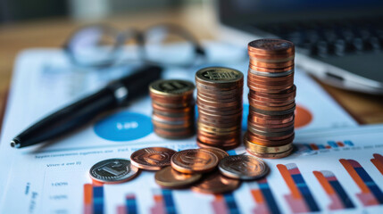 A personal finance dashboard tracking wealth growth through savings, investments, and smart money management strategies.