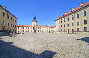 Nesvizh Castle residential castle of the Radziwiłł family in Belarus
