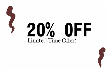 20% off banner post