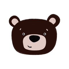 Cute Smiling Cartoon Bear
