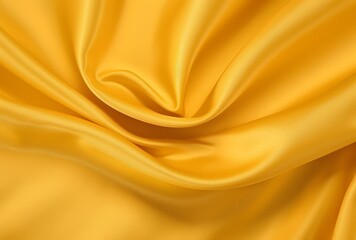 Fototapeta premium Golden Yellow Satin Fabric Texture Background
