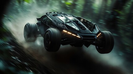 Futuristic Off-Road Vehicle in Dynamic Environment