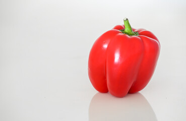 Red peppers isolated no person