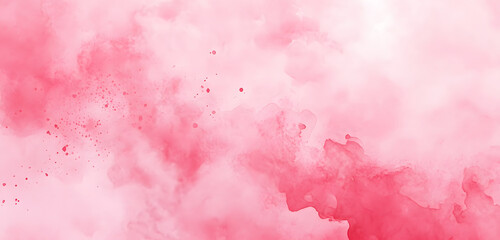 Obraz premium pink watercolor background abstract texture with color splash design