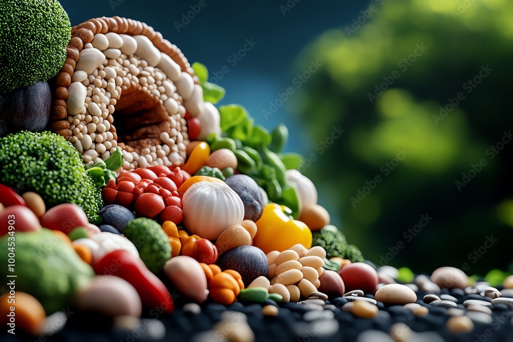 Poster interactive 3d digital weight loss meal planner, where users can create balanced meals with fully an