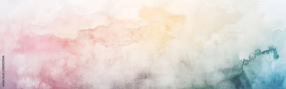 Poster abstract watercolor background with gentle hues blending together in soft colors, perfect for artist