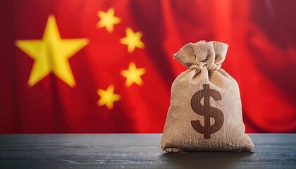 China's Economic Growth Symbolized by Cash