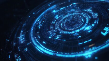 Obraz premium Abstract Futuristic Technology Design