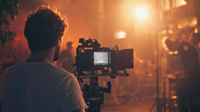 Exhibit a behindthescenes documentary showcasing the challenges and triumphs of bringing a film from script to screen, offering insight into the filmmaking process