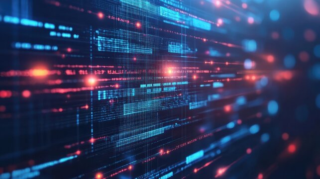 Emphasizing the resilience of digital systems in challenging disruptions through IT technology background. Concept IT Resilience, Digital Systems, Disruption Challenges, Technology Background