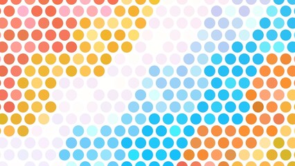 Abstract wallpaper with colorful circles