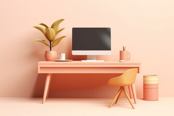 Computer desk furniture table.