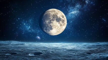 Illuminating the Sky: The Majestic Dance of the Daytime Moon in Its Wax Gibbous Phase, Embracing Nature's Tranquil Beauty