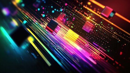 Abstract Neon Lights