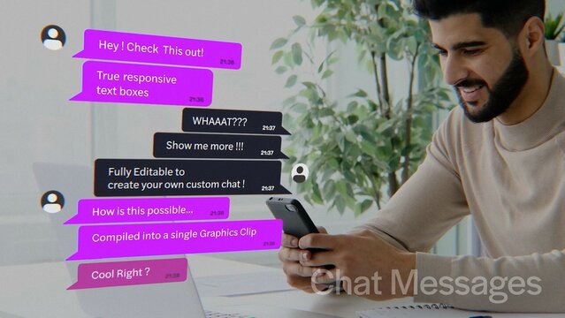 Modern Responsive Chat Messages 