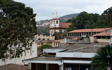 A cidade de Sabará, Minas Gerais, Brasil