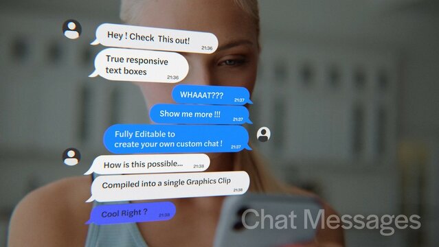 Social Media Responsive Chat Messages 