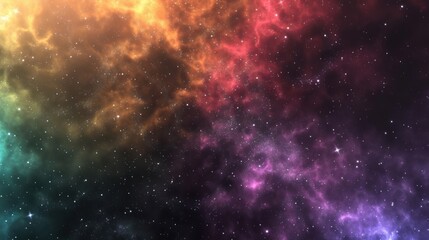 Naklejka premium Cosmic Nebula