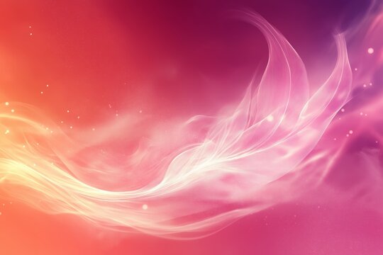 An abstract background featuring a gentle caramel-colored gradient with subtle textures and minimal patterns in white and fuchsia tones