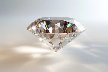 Brilliant cut diamond gemstone