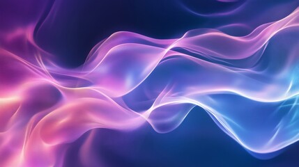 Naklejka premium Abstract background forming flowing pink and blue waves