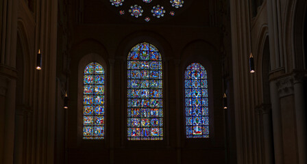 stained glass window in france