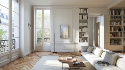 Modern Parisian Living Room