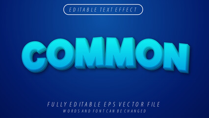 Common editable text effect. Headline, Typography.