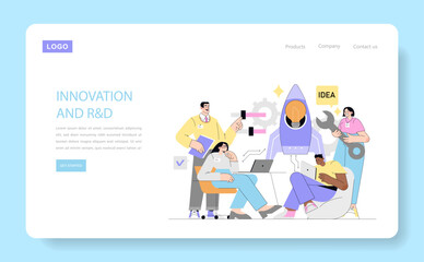 Innovation. Flat Vector Illustration
