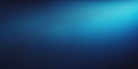 Fototapeta premium Dark Blue Smooth Gradient Background With Grainy Texture 