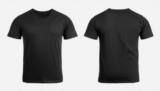 Black Tshirt Front Back Images Browse 84 901 Stock Photos Vectors and Video Adobe Stock