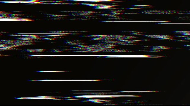 VHS tape damage with distortion, glitch, and noise effect overlay for editing video and film