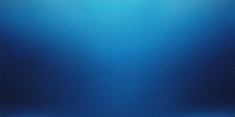 Dark Blue Smooth Gradient Background With Grainy Texture	
