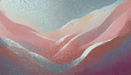 Fototapeta premium Abstract Pink and Blue Textured Waves Design