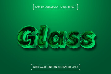 Editable luxury 3D Text effect style template.