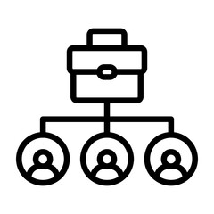 Position Vector Line Icon Design