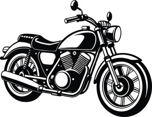 Fototapeta premium motorcycle on a white background