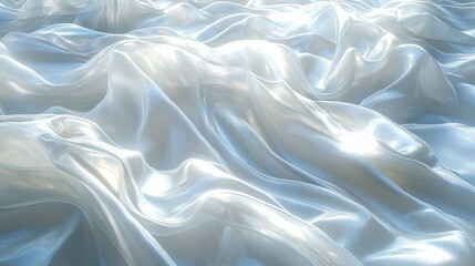 Obraz premium Flowing silk fabric texture with soft lighting