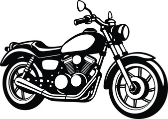 Obraz premium motorcycle illustration file.