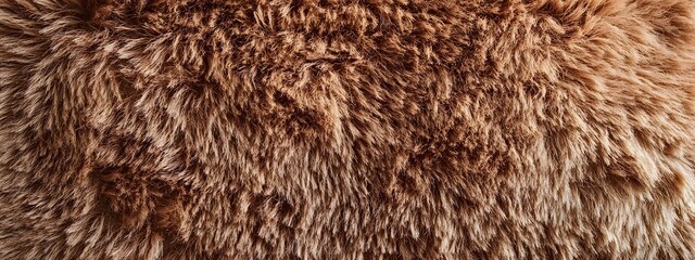  Plush carpet texture background, Close-up of brown fur background., can be used for printed materials like brochures, flyers, business cards, generative ai