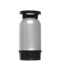 plastic beer keg isolated on white background
