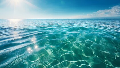 Sparkling blue water on a sunny day.