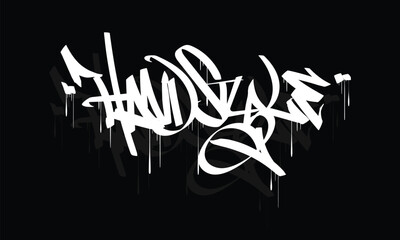 HAND STYLE graffiti tag style design