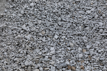 Small rocks, gray and others