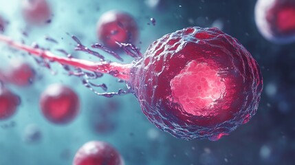 artificial insemination and IVF process shown through a medical illustration highlighting scientific advancements and innovations in fertility treatments and assisted reproduction