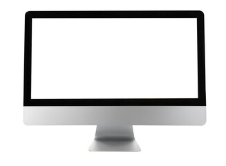 Fototapeta premium lcd monitor isolated on white