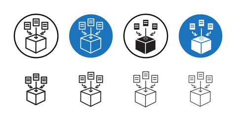 Collection icon Thin line art collection