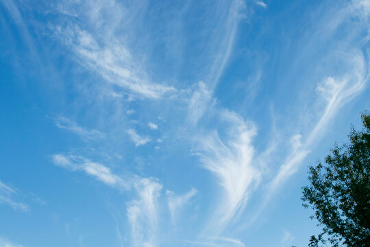 hermoso cielo azul con nubes