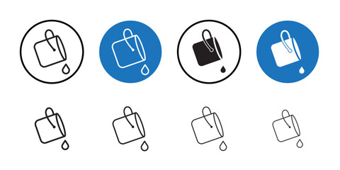 Fill icon Thin line art collection