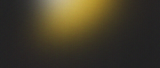 Grainy gradient background yellow illumination retro noise texture summer banner poster backdrop design